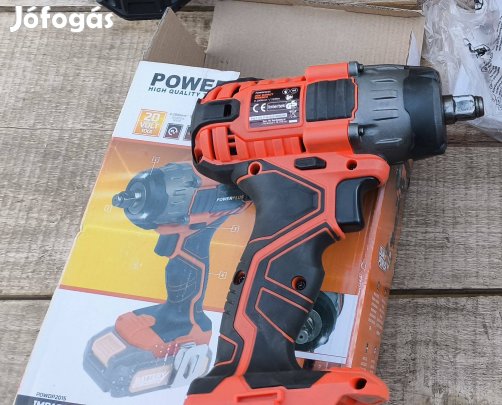 Újszerü Power Plus akkus kényszer behajtó aksis ütve csavarozó
