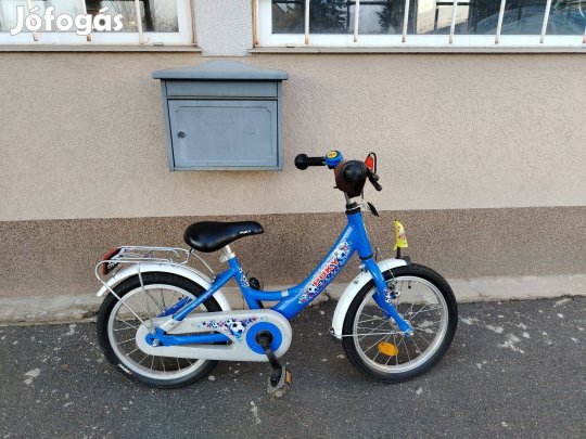 Újszerű Puky fiú16" aluvázas kontrafékes gyerek kerékpár! (13)