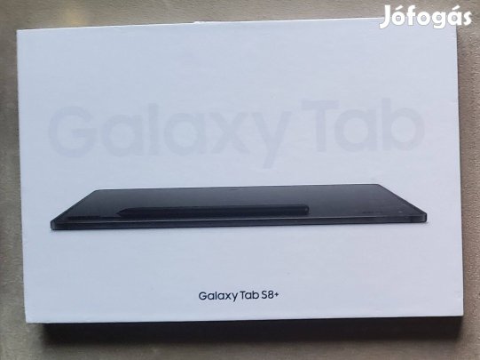 Újszerű Samsung Galaxy Tab S8+ WiFi (SM-X800) tablet, 12,4" kijelzővel