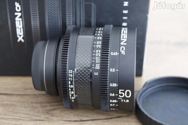 Újszerű Samyang Xeen CF 50mm T1.5 (Canon) objektív