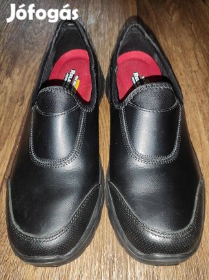 Újszerű Skechers Relaxed Fit - Sure Track női munkavédelmi bőr cipő