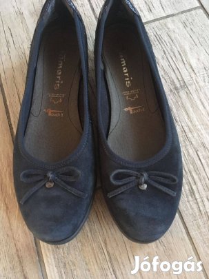 Újszerű Tamaris bőr cipő 39 méret