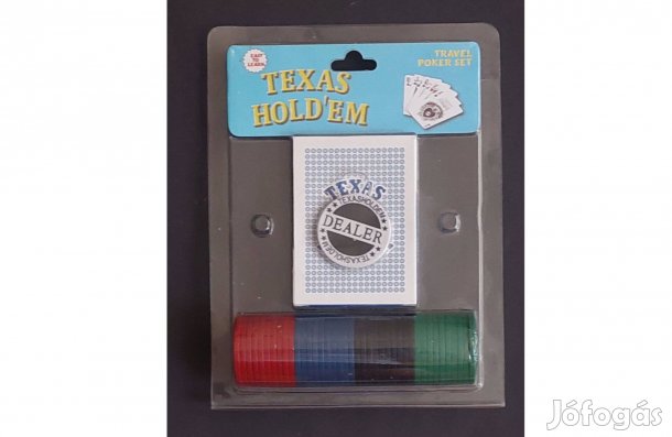 Újszerű Texas Hold'EM Poker Szett kártya