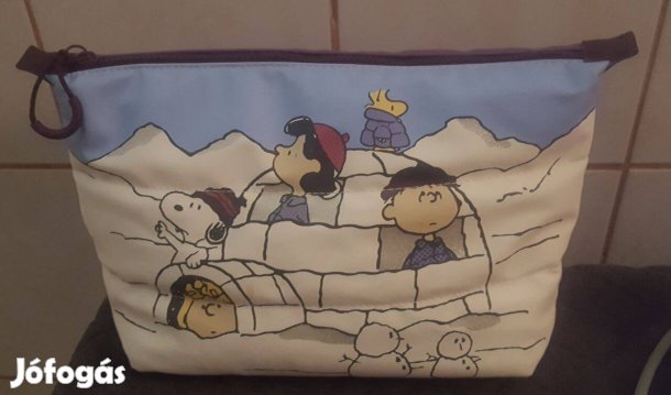 Újszerű Women'secret kozmetikai táska, nagy nesszeszer, édes Snoopy %%