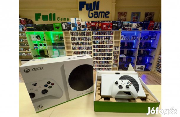 Újszerű Xbox Series S 512GB garanciával 20 éve működő üzletből