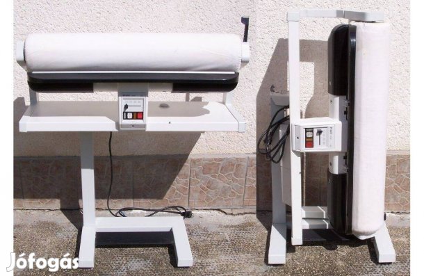 Újszerű! Harmadár! Pfaff gőzölős henger mángorló vasaló gép vasalógép