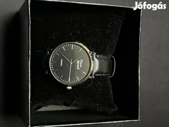 Újszerű! Karóra, férfi fekete bőr szíjjal