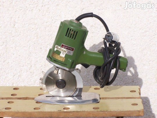 Újszerű! Made in Japán körkéses Suprena elektromos szabászgép élezővel
