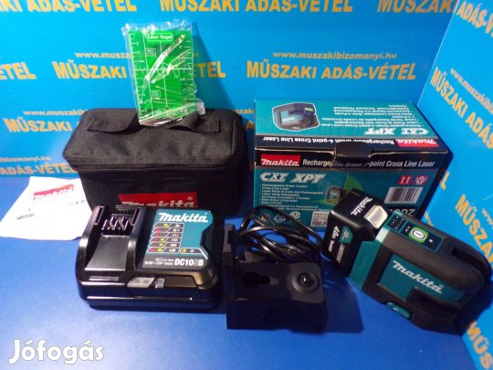 Újszerű! Makita SK106GDZ Lézer (zöld) jótállással A képen látható tarf