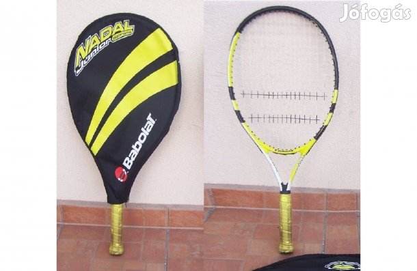 Újszerű!! Féláron!! Tokkal!! Babolat Nadal Junior 140 gyerek teniszütő