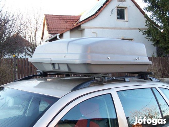 Újszerű!!! Síbox tetőbox box 270 literes sí tető box