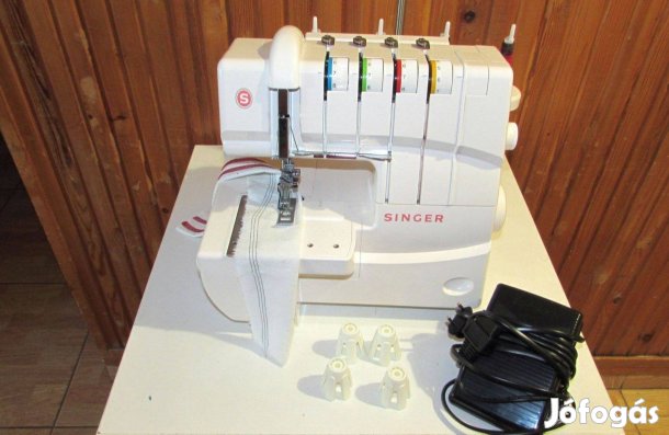 Újszerű*** Singer 14T970C típ. Fedőző Coverlock háztartási varrógép