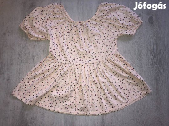 Újszerű, csinos szabású organikus pamutpóló, rövidujjú 146, 10-11 év