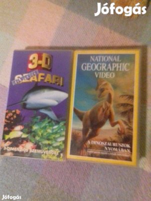 Újszerű, jó minőségű természetfilm Vhs kazik