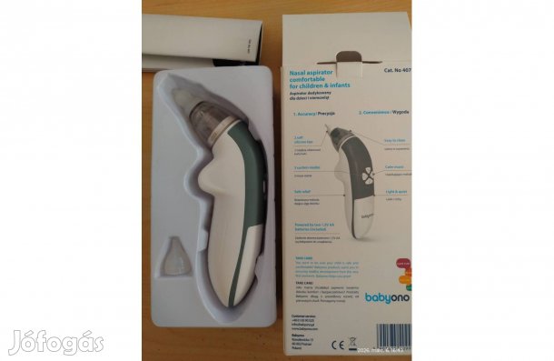 Újszerű elemes Baby Ono babyono zenélő elektromos orrszívó eladó