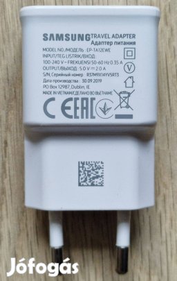 Újszerű eredeti Samsung USB-A töltőfej
