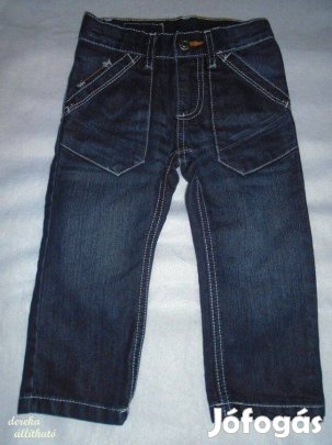 Újszerű farmernadrág Lupilu kék nadrág 12-18 hó (méret 86)