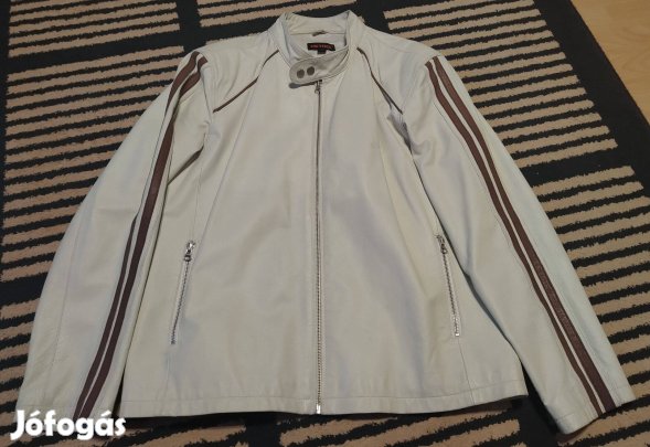 Újszerű férfi bőrkabát L-es méret