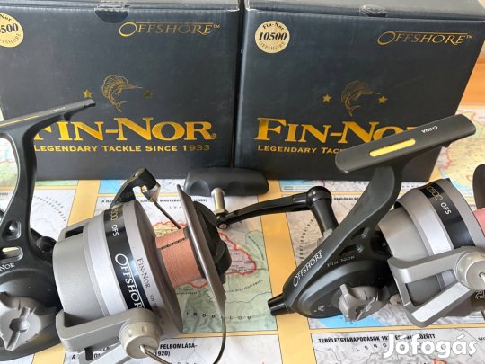 Újszerű fin nor offshore 10500 harcsázós orsó