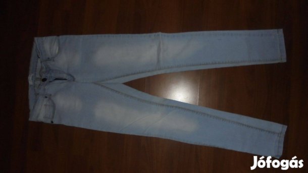 Újszerű halvány kék Vögele lányka jeggings nadrág farmer - 164