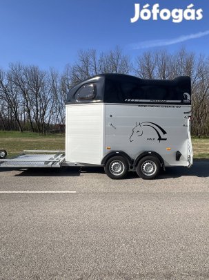 Újszerű hintos szállító lószállító  