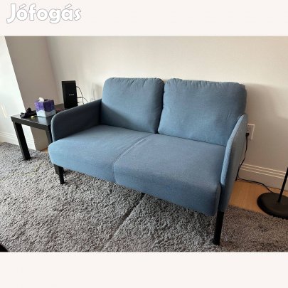 Újszerű ikea Glostad kék kényelmes 2 személyes kanapé eladó IKEA