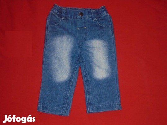 Újszerű kék farmernadrág 3-6 hó (méret 68)
