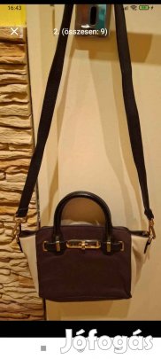 Újszerű kis méretű bőr válltáska 