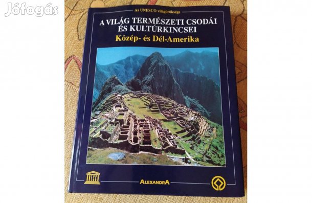 Újszerű könyv, Közép- és Dél-Amerika, album, ismeretterjesztő