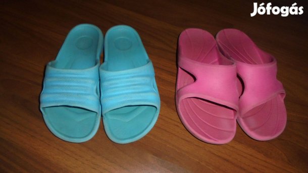 Újszerű lányka gyermek papucs pink vagy kék - 33
