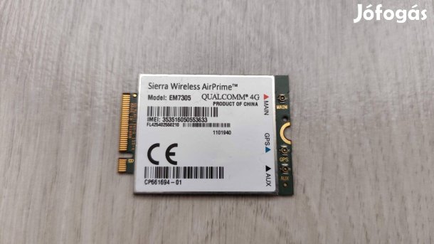 Újszerű laptop 4G LTE kártya Sierra Wireless Airprime EM7305 mobilinte