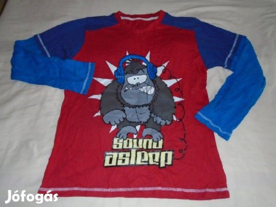 Újszerű majom mintás hosszú ujjú felső 14-15 évesre méret 170