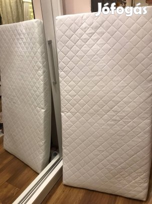 Újszerű matrac 70x140 gyerek kiságy matrac és Matracvédő