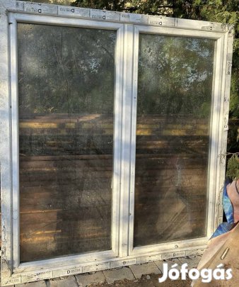 Újszerű műanyag ablak 170x180cm teraszajtó
