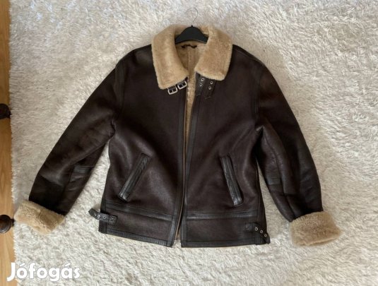 Újszerű női bőrkabát