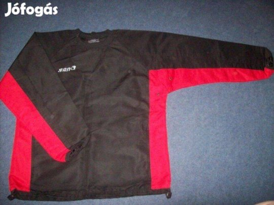 Újszerű piros fekete dzseki 11-12 évesre (méret 152)