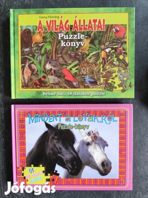 Újszerű puzzle-könyv. Darabár.