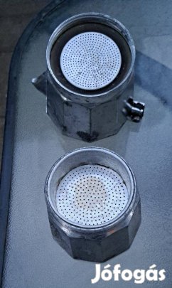 Újszerű retro kotyogós kávéfőző gomb hiányzik személyes átadás Buda