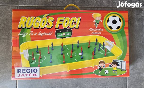 Újszerű rugós asztalifoci szett