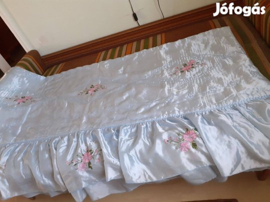 Újszerű selyembrokát hímzett dupla ágytakaró 200x220