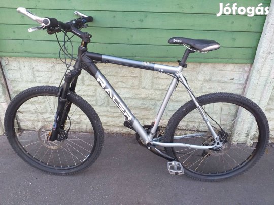 Újszerű svájci Racer hidrofékes, Deore XT, lock-out, kerékpár, bicikl