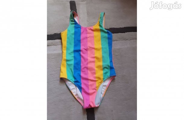 Újszerű szivárványos F&F kislány fürdőruha 8-9 év 1800 Ft