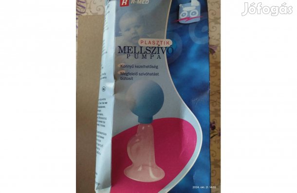 Újszerű üveg kézi mellszívó eladó