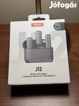 Ulanzi J12 Vezeték nélküli Mikrofon Kit (Apple Lightning csatlakozás)