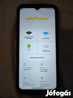 Ulefone Armor 21 ütés álló viz álló 13800mha akku 