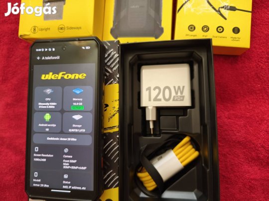 Ulefone Armor 28 Ultra hőkamerás ütesálló telefon extra kiegeszítőkkel
