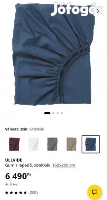Ullvide IKEA gumis lepedő Eladó