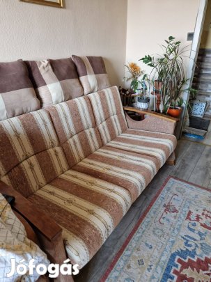 Ülőgarnitúra, ágy, 2 fotel jó állapotú