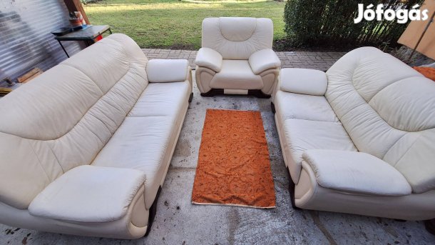 Ülőgarnitúra bőr 3+2+1