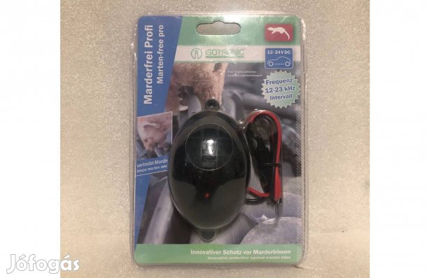 Ultrahangos Rágcsálóriasztó nyest riasztó autós 12 - 24 VCD 0.1W 5m